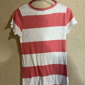 American eagle striped short sleeve shirt, size medium
